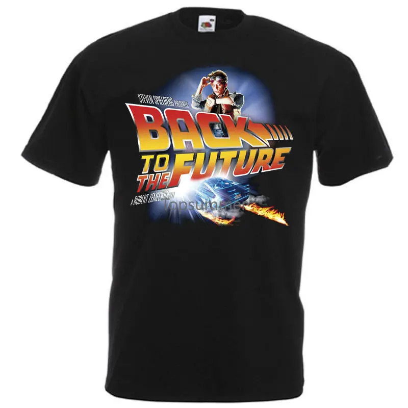 Back To The Future Movie Poster Men T-Shirt Fashion Harajuku Tshirt Cool Logo T Shirts Black Of White T-Shirts Tops For Man
Back To The Future Movie Poster Men T-Shirt Fashion Harajuku Tshirt Cool Logo T Shirts Black Of White T-Shirts Tops For Man