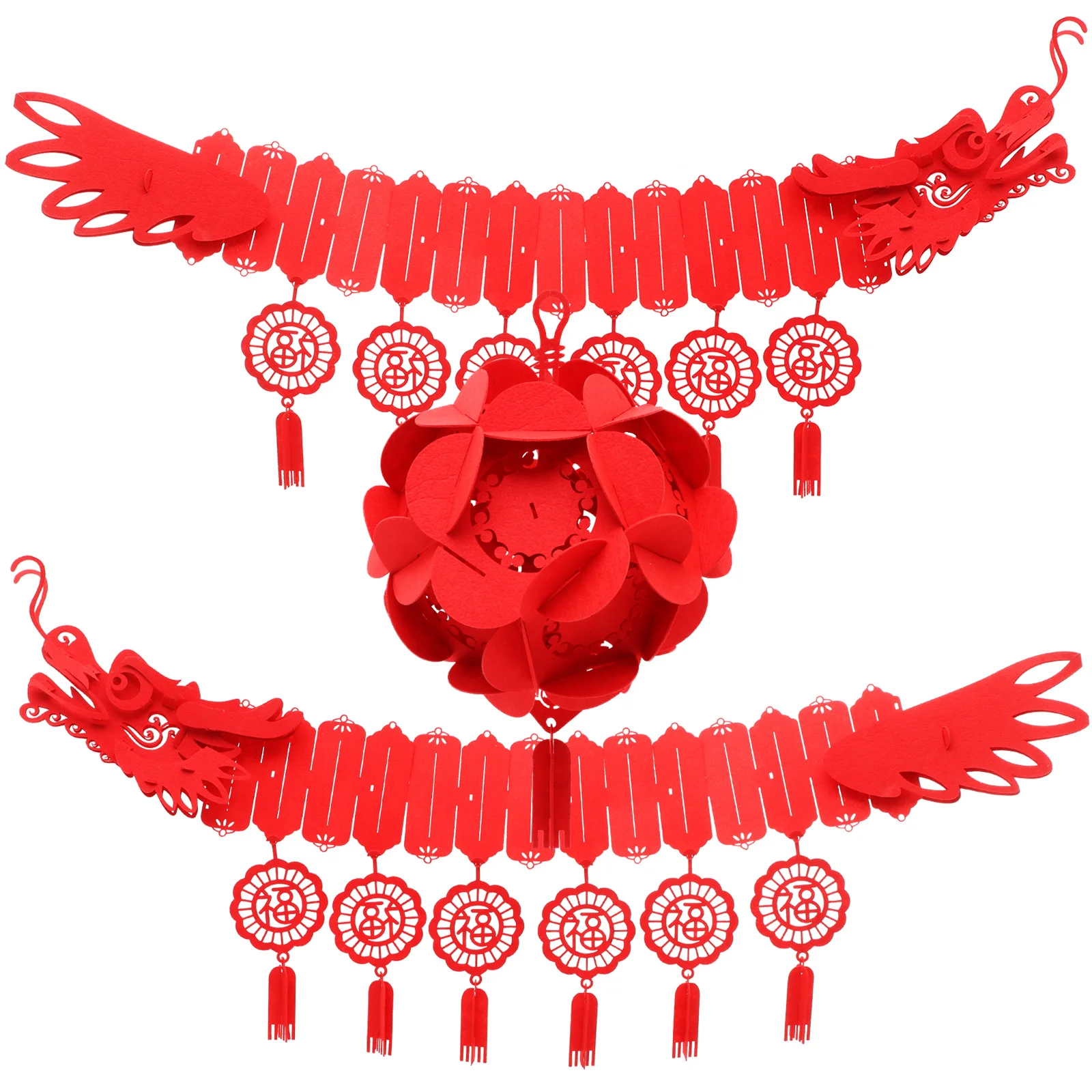 Chinese New Year Decoration Scene Ornament Dragon Spring Festival Pendant Hanging Exquisite Red Garland
Chinese New Year Decoration Scene Ornament Dragon Spring Festival Pendant Hanging Exquisite Red Garland