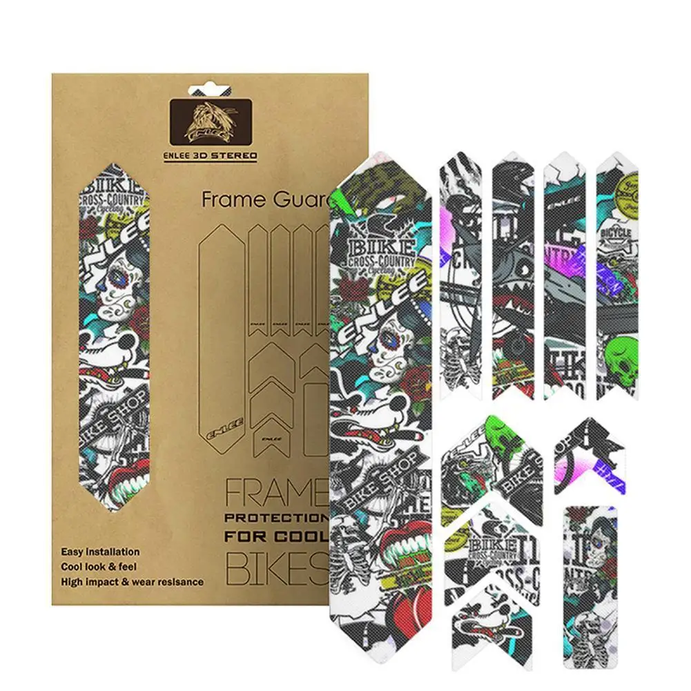 10pcs/set 3d Bicycle Stickers Frame Scratch-resistant Protector MTB Road Bike Adhesive Removeable Sticker Bike Guard Frame Cover
10pcs/set 3d Bicycle Stickers Frame Scratch-resistant Protector MTB Road Bike Adhesive Removeable Sticker Bike Guard Frame Cover