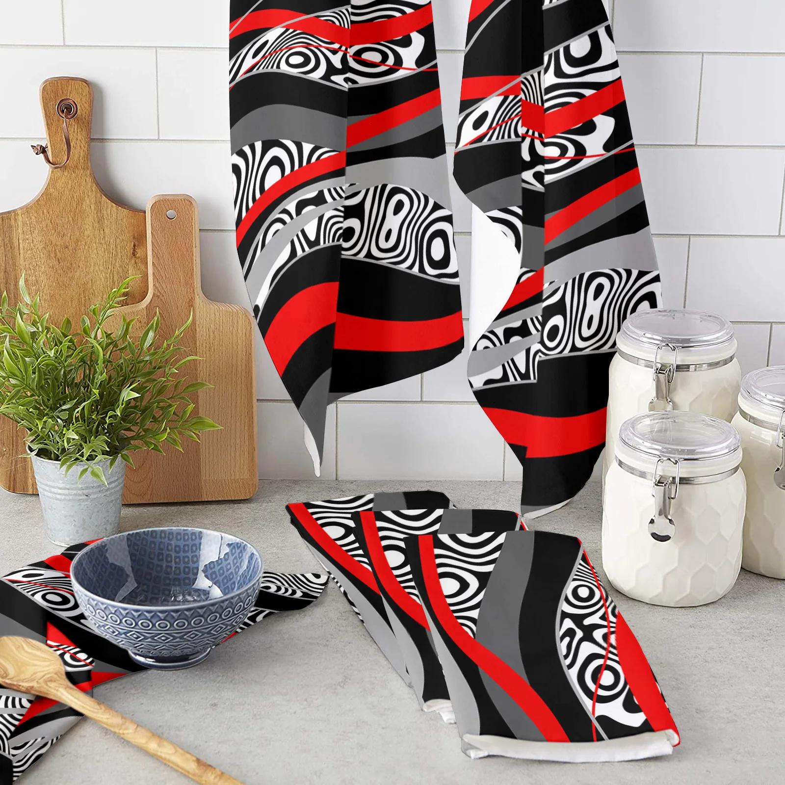 Abstract Lines Gradient Colors Soft Microfiber Kitchen Towel Absorbent Clean Dish Cloth Towels Kichen Cleaning Supplies
Abstract Lines Gradient Colors Soft Microfiber Kitchen Towel Absorbent Clean Dish Cloth Towels Kichen Cleaning Supplies
