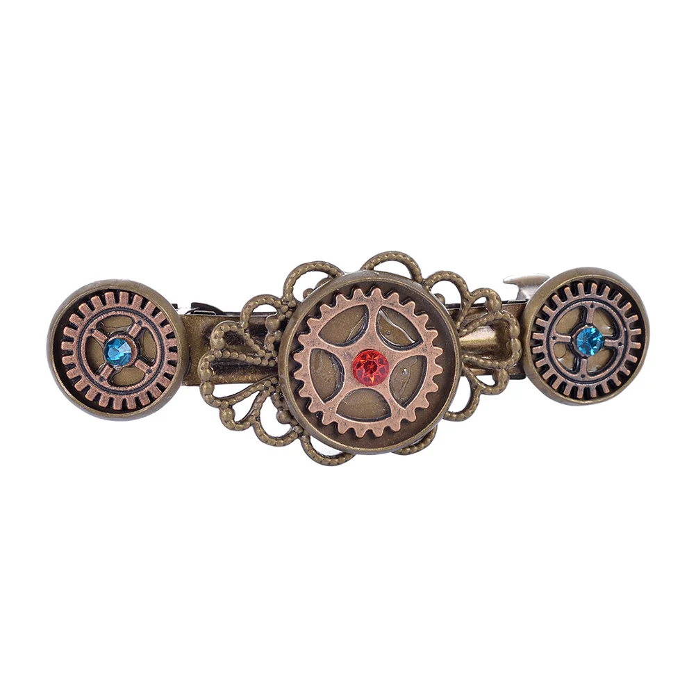 Hair Steampunk Clips Barrettes Gothicaccessories Headwear Retro Clip Women Gears Pendant French Clockwork Vintage Party Hairpins
Hair Steampunk Clips Barrettes Gothicaccessories Headwear Retro Clip Women Gears Pendant French Clockwork Vintage Party Hairpins