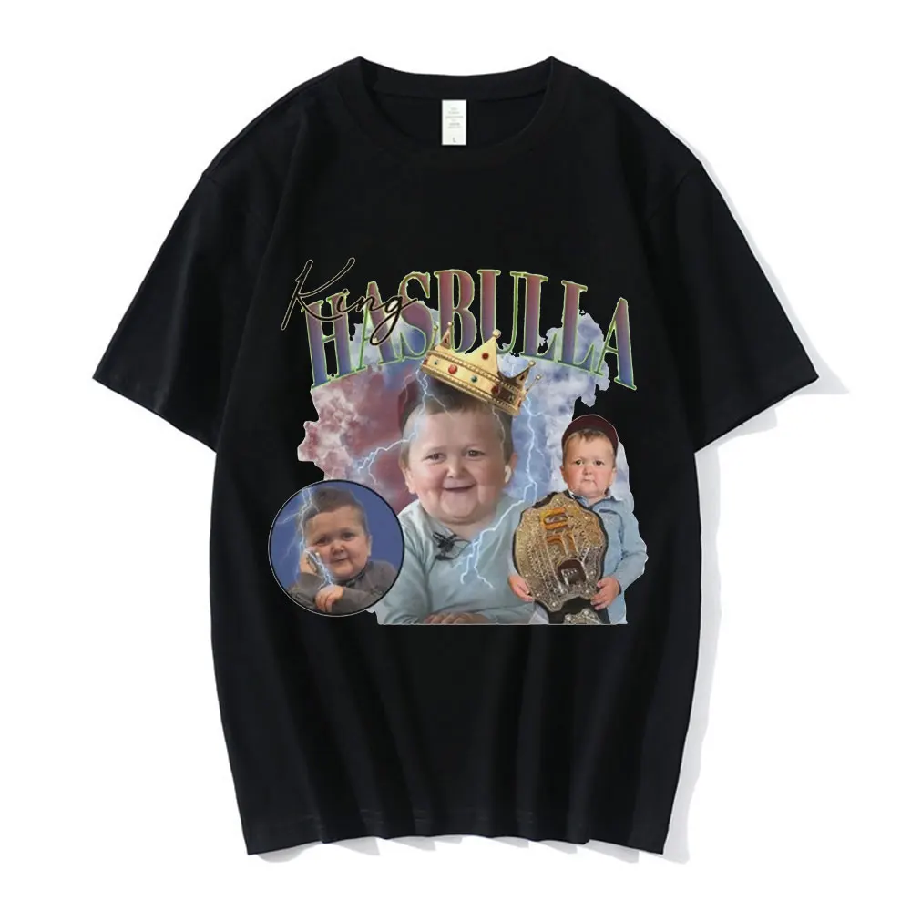 Hasbulla Fighting Meme Men T Shirt Women Mini Khabib Blogger High Quality Crew Neck Pure Cotton Oversized Tees Tops Summer
Hasbulla Fighting Meme Men T Shirt Women Mini Khabib Blogger High Quality Crew Neck Pure Cotton Oversized Tees Tops Summer