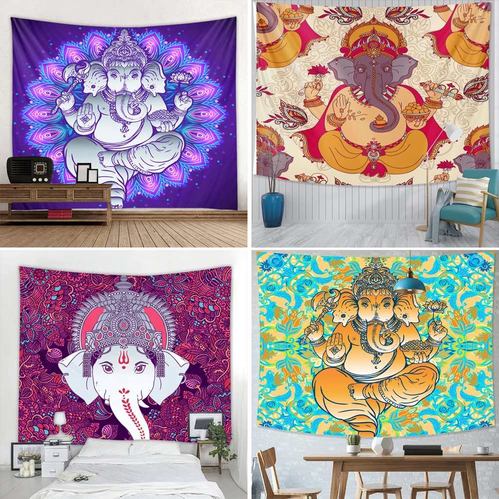 Indian Elephant Mandala Wall Hanging Multifunctional Tapestry Boho Printed Bedspread Cover Yoga Mat Blanket Picnic Cloth
Indian Elephant Mandala Wall Hanging Multifunctional Tapestry Boho Printed Bedspread Cover Yoga Mat Blanket Picnic Cloth