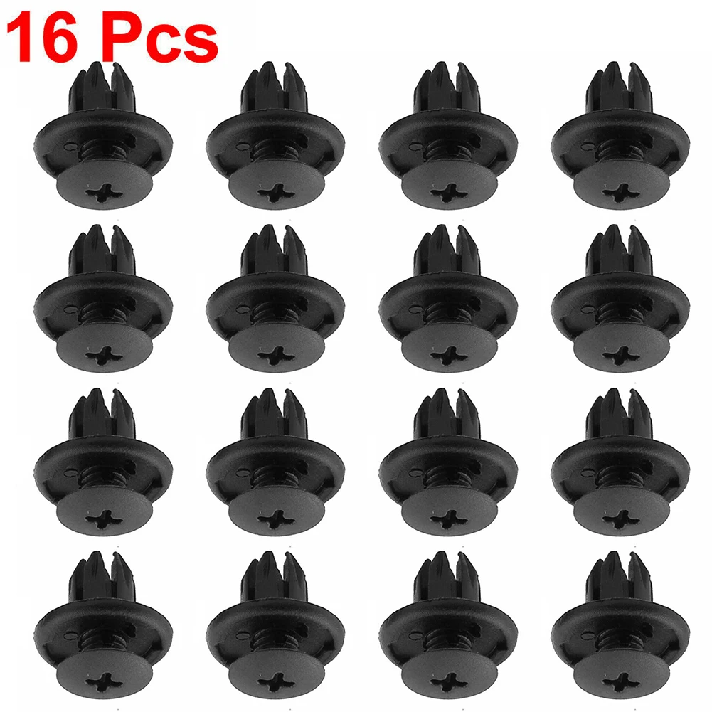 16 PCS Black Plastic Rivet Fastener Car Styling Bumper Fender Push Type Fascia Retainer Car Clips Part Car Floor
16 PCS Black Plastic Rivet Fastener Car Styling Bumper Fender Push Type Fascia Retainer Car Clips Part Car Floor