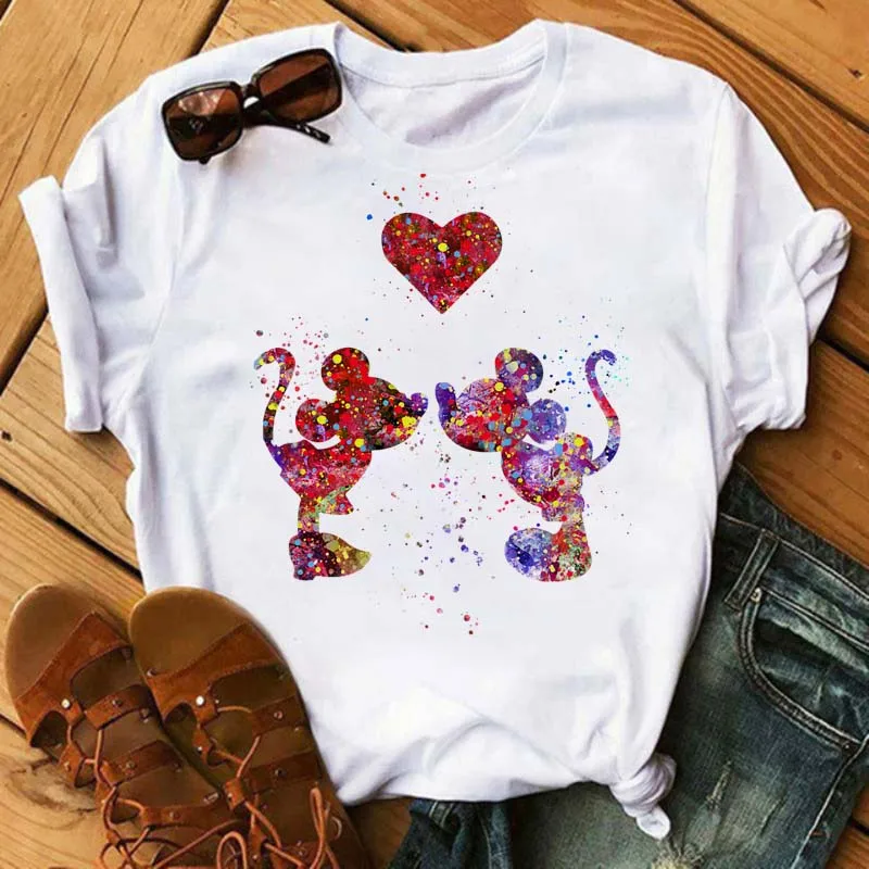 Kawaii Disney Микки Маус Минни футболка модная женская Harajuku Ulzzang Детская рубашка женские блузки летняя одежда с коротким рукавом
Kawaii Disney Микки Маус Минни футболка модная женская Harajuku Ulzzang Детская рубашка женские блузки летняя одежда с коротким рукавом