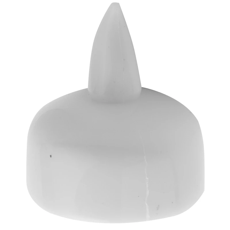 48 упаковок водонепроницаемых беспламенных плавающих свечей, теплый белый аккумулятор мерцающий Фотофон, свечи для чая-свадьба, фотосвет