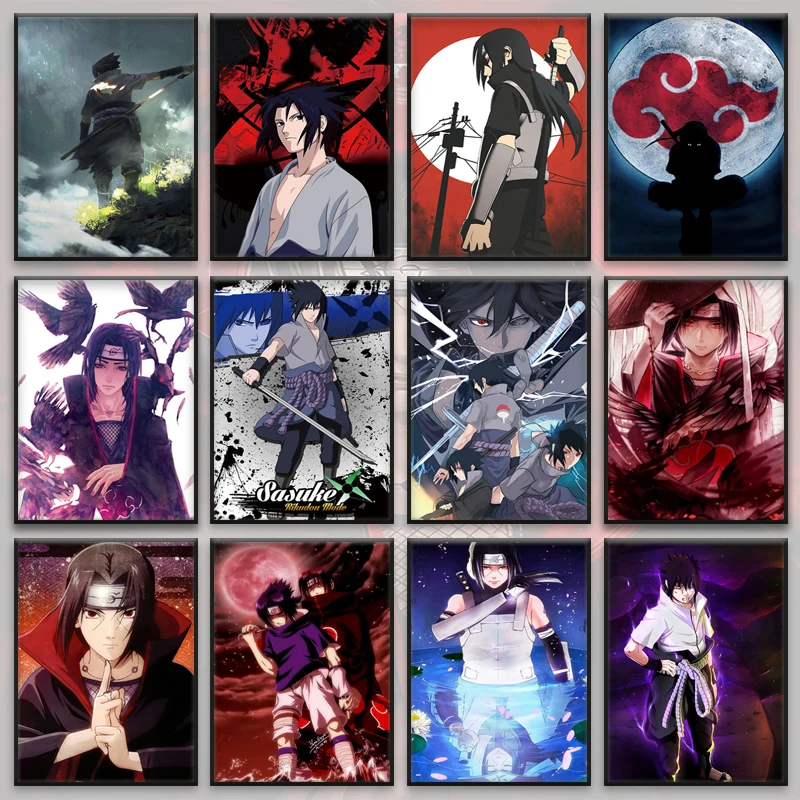 Japanese Anime Naruto Canvas Painting Uchiha Itachi character poster wall art picture suitable for children room decoration mura
Japanese Anime Naruto Canvas Painting Uchiha Itachi character poster wall art picture suitable for children room decoration mura