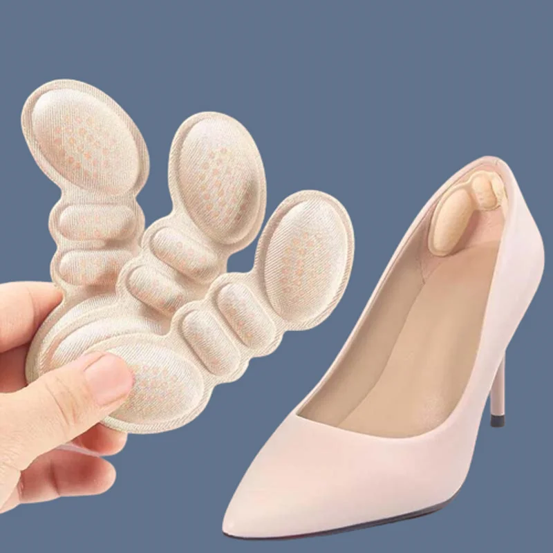 Женские стельки для обуви мягкая губчатая накладка на пятку внутренняя подошва
