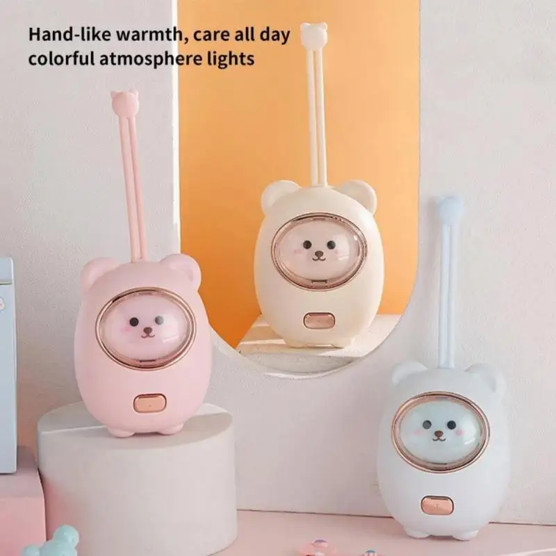 

Stove Hand Warmers Model Small Night Light Rechargeable Usb Hand Warm Treasure Self-Heating Gift Heating Gift Cartoon Warm Baby
