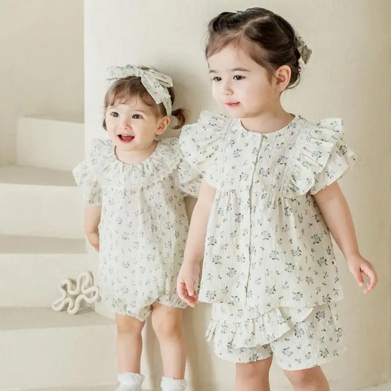 2022 Summer New Baby Girl Floral Clothes Set Kids Infant Short Sleeve Tops + Shorts 2pcs Suit Fashion Princess Clothing Outfits
2022 Summer New Baby Girl Floral Clothes Set Kids Infant Short Sleeve Tops + Shorts 2pcs Suit Fashion Princess Clothing Outfits