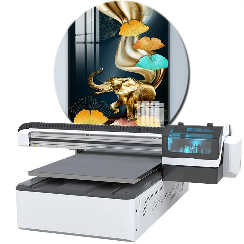 6090 automatic printing 3D wall painting iron aluminum stainless steel gift box LOGO customized smart UV flatbed printer
6090 automatic printing 3D wall painting iron aluminum stainless steel gift box LOGO customized smart UV flatbed printer