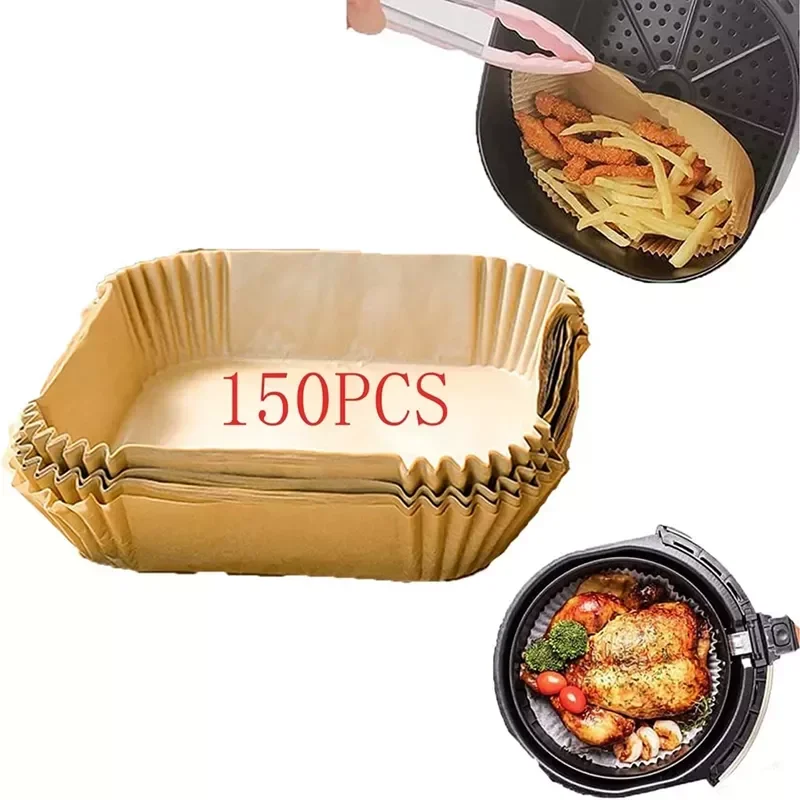 NEW2023 Air Fryer Paper Liner, Non-Stick Disposable Air Fryer Liners, Square Paper, Parchment Paper For Baking
NEW2023 Air Fryer Paper Liner, Non-Stick Disposable Air Fryer Liners, Square Paper, Parchment Paper For Baking