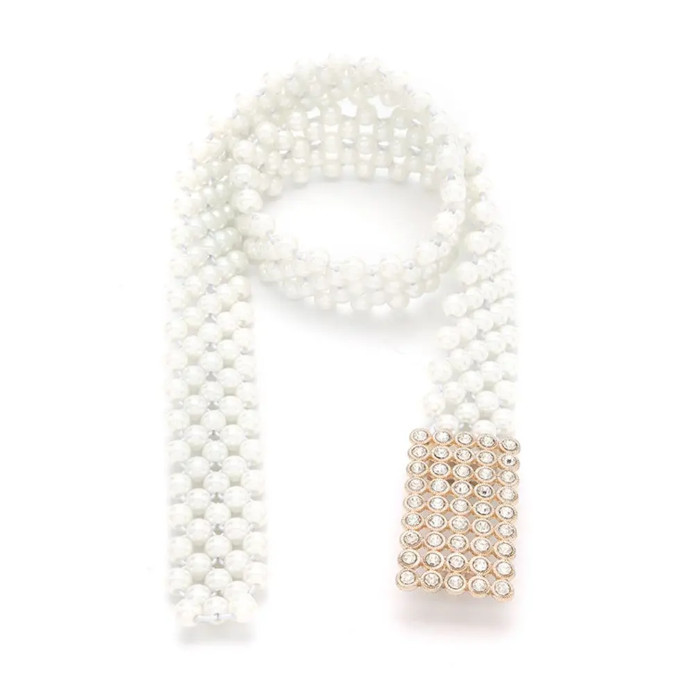 Thin Elegant Sweet Fashion Skirt Women Diamond Dress Girls Metal Buckle Waist Belt Pearl Waist Belt Female Waistband
Thin Elegant Sweet Fashion Skirt Women Diamond Dress Girls Metal Buckle Waist Belt Pearl Waist Belt Female Waistband