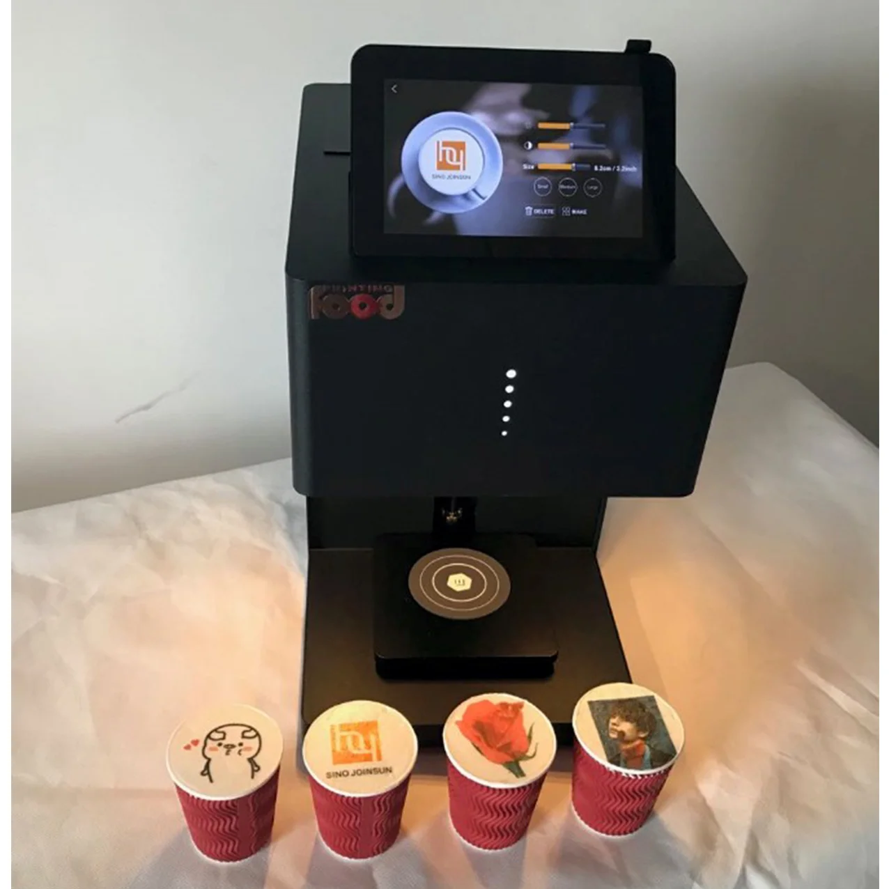 Food Coloring Edible Inkjet Cappuccino Latte Art Coffee Printer For Distributor
Food Coloring Edible Inkjet Cappuccino Latte Art Coffee Printer For Distributor