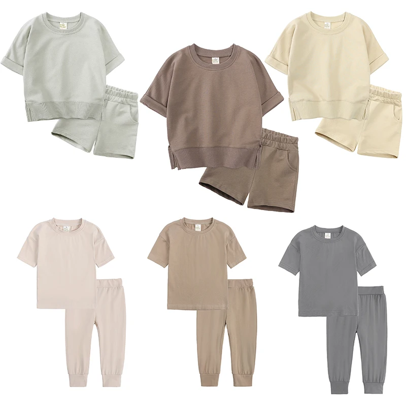Summer Children Clothes Sets Pollover Long+Short-sleeved Pant Sports Costume For Baby Girl Boy 2 Piece Set Kids Toddler Clothing
Summer Children Clothes Sets Pollover Long+Short-sleeved Pant Sports Costume For Baby Girl Boy 2 Piece Set Kids Toddler Clothing
