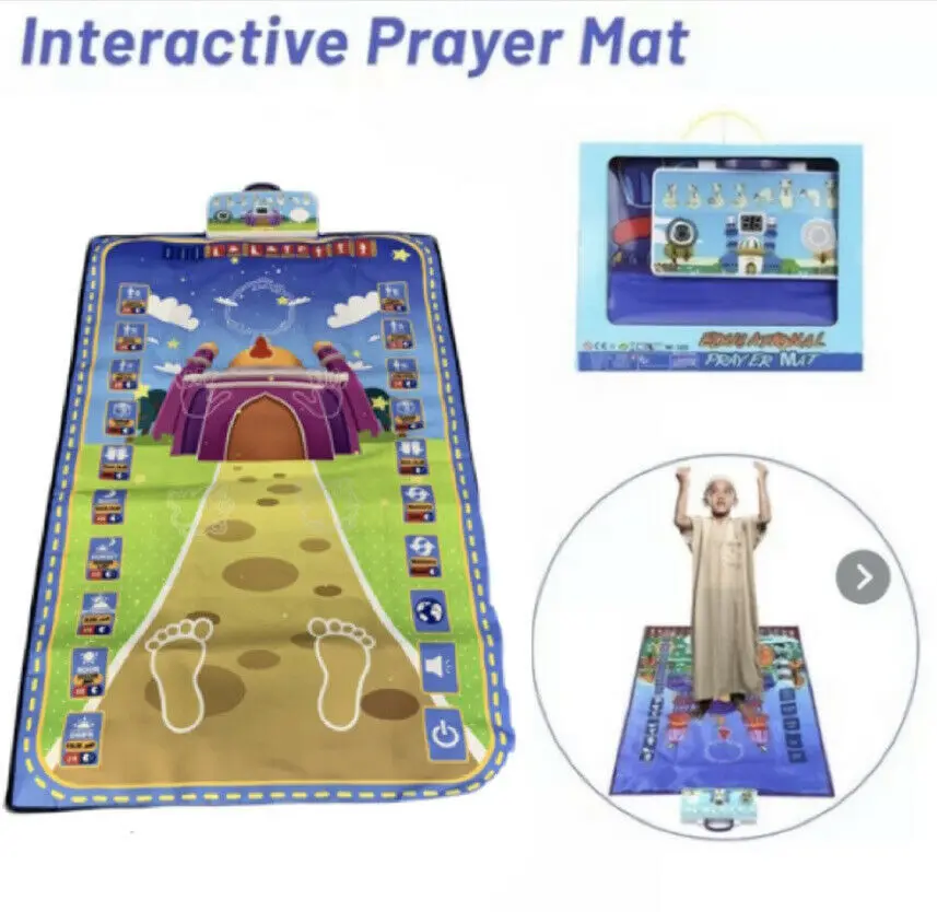 Молитвенный коврик Детский Стандартный коврик-детский Мусульманский Исламский арбайк для изучения языка и обучения Blaket
Молитвенный коврик Детский Стандартный коврик-детский Мусульманский Исламский арбайк для изучения языка и обучения Blaket
