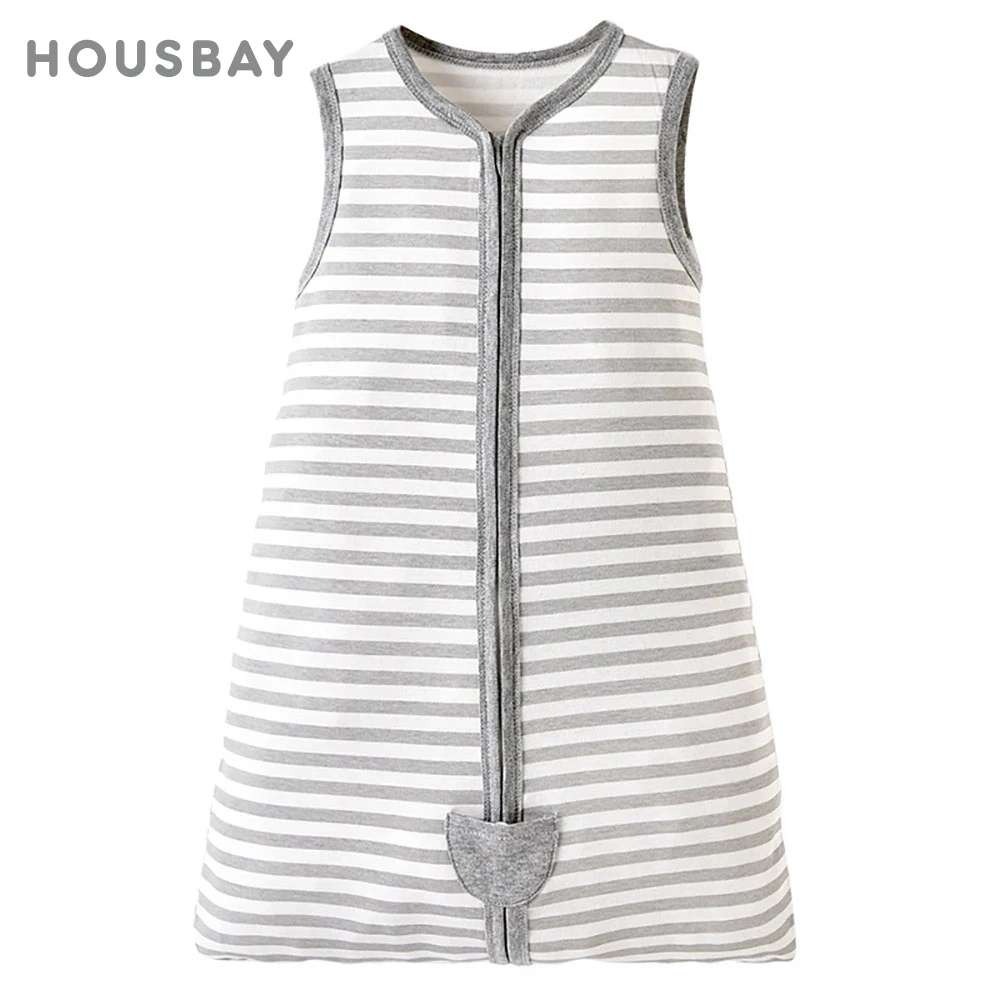 Sleeping Bag For Baby 3-24 Months Grey Stripe Sleeveless Sleepsacks Summer Thin Bedding Baby Sleepwear 0.5Tog 100% Cotton
Sleeping Bag For Baby 3-24 Months Grey Stripe Sleeveless Sleepsacks Summer Thin Bedding Baby Sleepwear 0.5Tog 100% Cotton