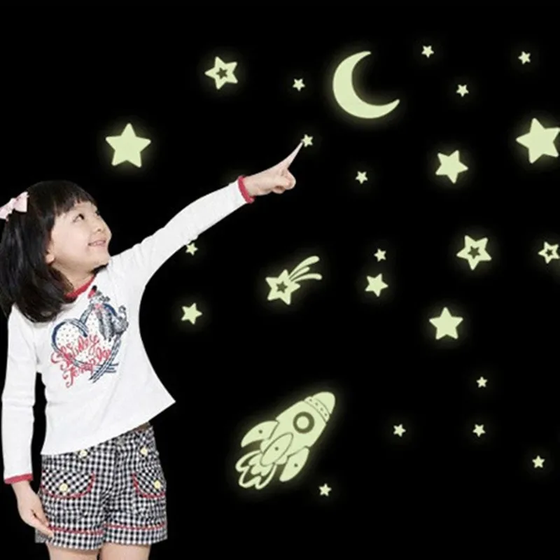 Creative Fluorescent Wall Stickers Space Planet Window Stickers Glow In The Dark Wallpaper For Boys' Children Room Decoration
Creative Fluorescent Wall Stickers Space Planet Window Stickers Glow In The Dark Wallpaper For Boys' Children Room Decoration