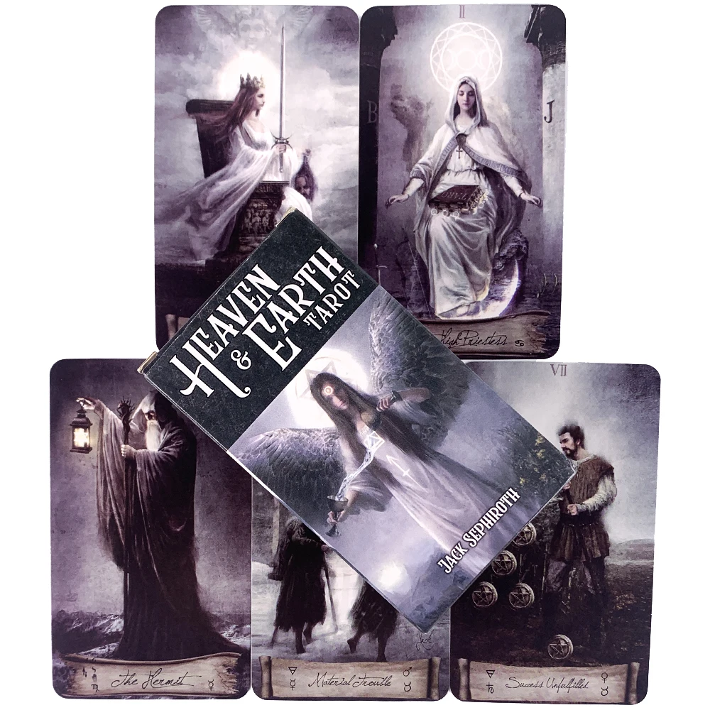 Heaven Earth Tarot Cards Tarot Decks with Guidebook Board Games Witchcraft Supplies Board Games for Adults Astrology Divination
Heaven Earth Tarot Cards Tarot Decks with Guidebook Board Games Witchcraft Supplies Board Games for Adults Astrology Divination