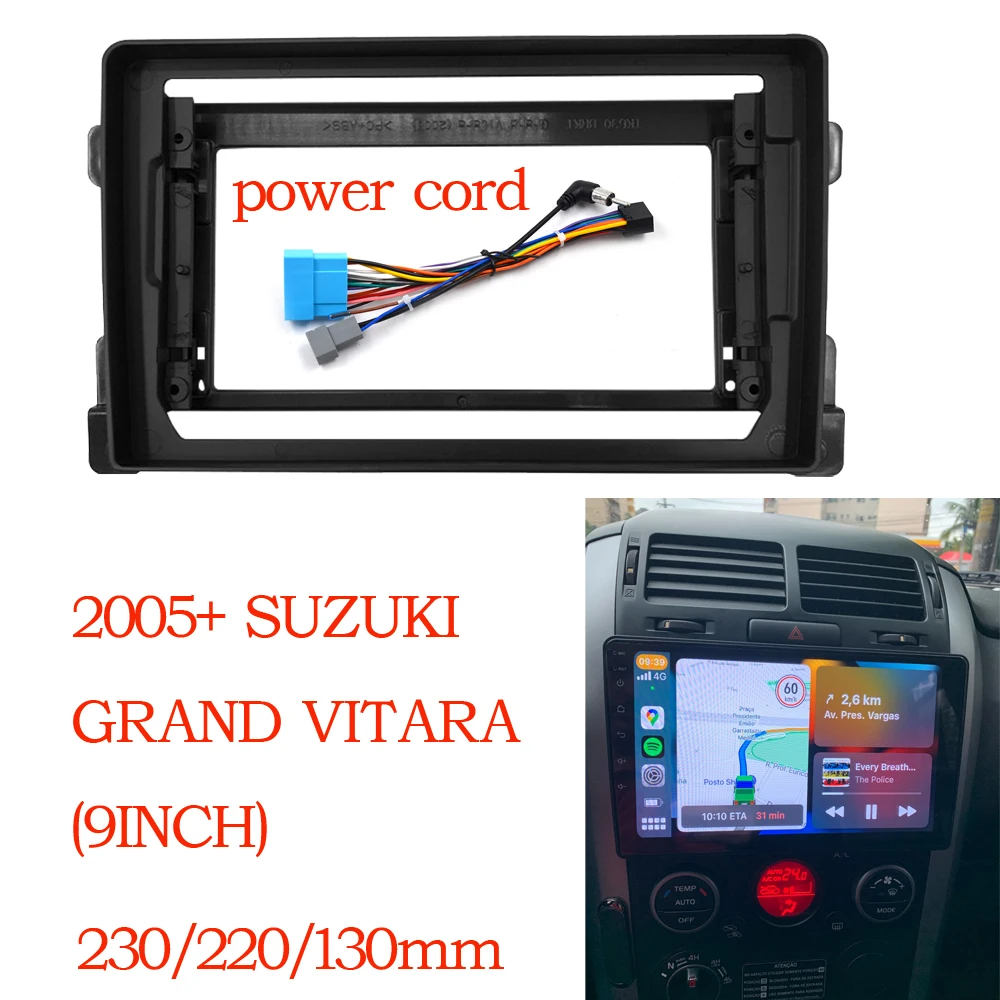 2 Din Car DVD Only Frame Audio Fitting Adaptor Dash Trim Kits Facia Panel 9inch For SUZUKI GRAND VITARA 2005+ Radio Player
2 Din Car DVD Only Frame Audio Fitting Adaptor Dash Trim Kits Facia Panel 9inch For SUZUKI GRAND VITARA 2005+ Radio Player