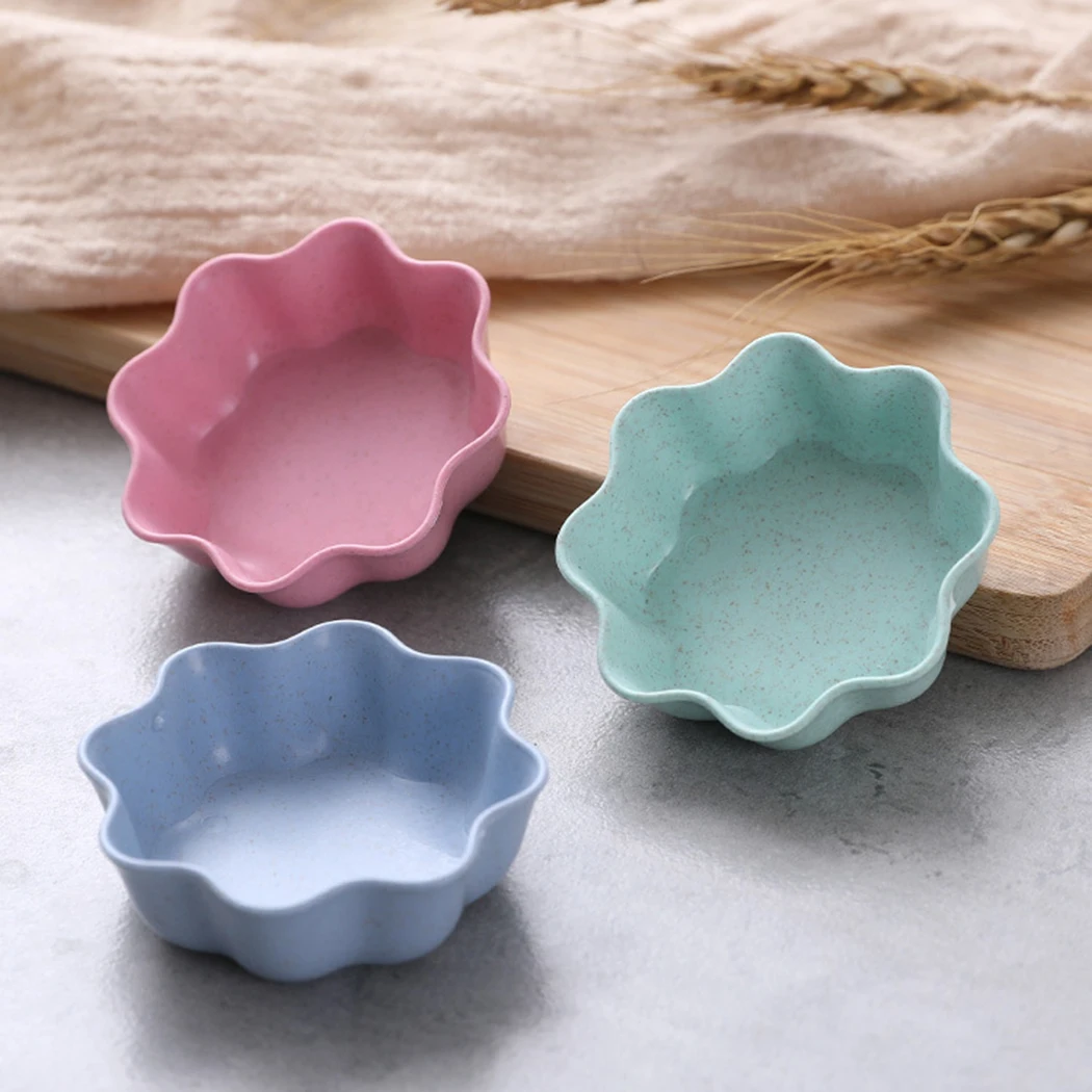3pcs/set Small Mini Wheat Straw Dipping Dishes Plum /heart Shape Blossom Trinket Plate Sauce Dish Bowls Sauce Dish Condiment
3pcs/set Small Mini Wheat Straw Dipping Dishes Plum /heart Shape Blossom Trinket Plate Sauce Dish Bowls Sauce Dish Condiment