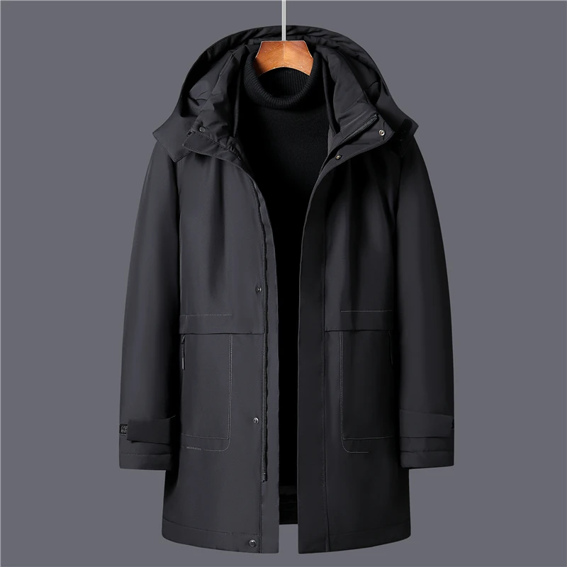-30 Degrees Celsius Brand Winter Down Jackets Men Thick Warm White Duck Down Coat Men Liner Detachable Overcoat Male Long Parkas
-30 Degrees Celsius Brand Winter Down Jackets Men Thick Warm White Duck Down Coat Men Liner Detachable Overcoat Male Long Parkas