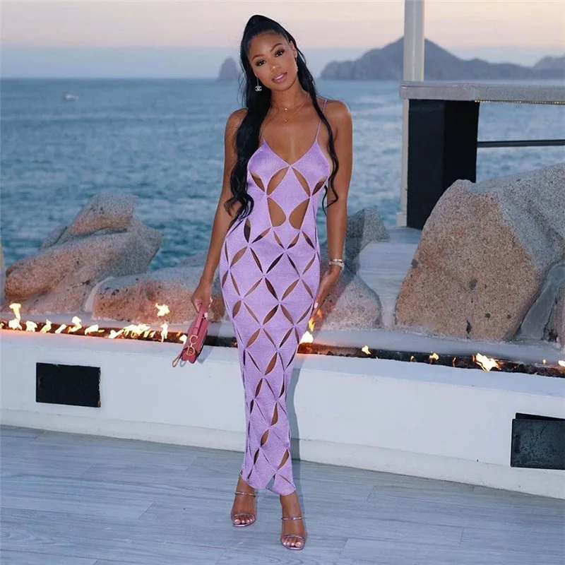 2022 Summer Hollow Out Sexy Dresses New Trendy Female Solid Color Slip Dress Woman Party Slim Beach Maxi Dress Women’s Wear
2022 Summer Hollow Out Sexy Dresses New Trendy Female Solid Color Slip Dress Woman Party Slim Beach Maxi Dress Women’s Wear