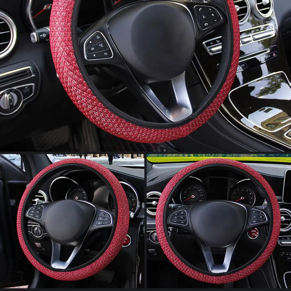 Steering Wheel Cushion Microfiber Perfect Decor Elastic Universal 38CM Car Steering Wheel Cover Interior Accessories FOR CAR
Steering Wheel Cushion Microfiber Perfect Decor Elastic Universal 38CM Car Steering Wheel Cover Interior Accessories FOR CAR