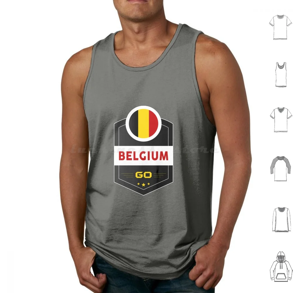 Belgium Flag Shield Tank Tops Vest Sleeveless Belgium Flag Soccer Football Sports Soccer Fan Europe Volleyball Basketball
Belgium Flag Shield Tank Tops Vest Sleeveless Belgium Flag Soccer Football Sports Soccer Fan Europe Volleyball Basketball