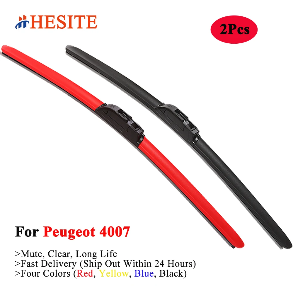 HESITE Colorful Windshield Wiper Blade For Peugeot 4007 7 Seater SUV 2.2 HDI 2008 2009 Models Red Blue Yellow Hybrid Car Wipers
HESITE Colorful Windshield Wiper Blade For Peugeot 4007 7 Seater SUV 2.2 HDI 2008 2009 Models Red Blue Yellow Hybrid Car Wipers