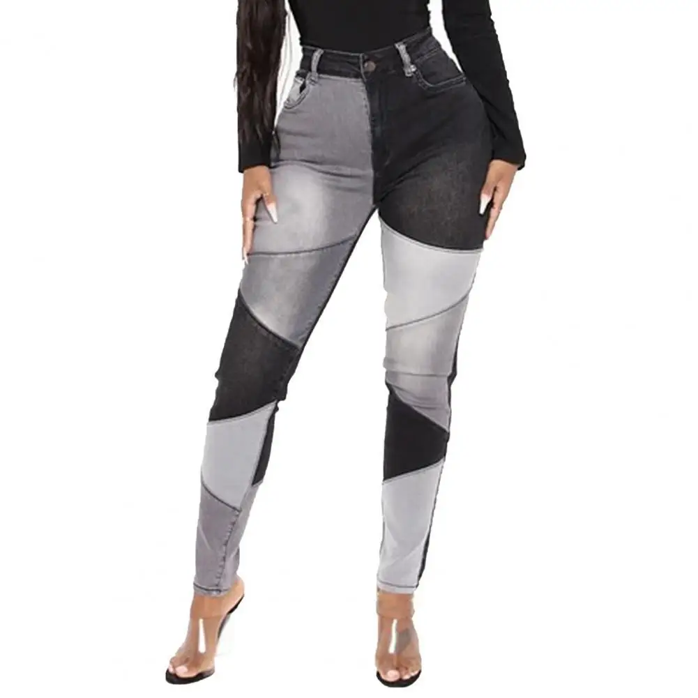 2022 New Women Skinny Splicing Jeans Slim Casual High Waist Denim Trousers for Daily Life Outwear Tight Leg Pants
2022 New Women Skinny Splicing Jeans Slim Casual High Waist Denim Trousers for Daily Life Outwear Tight Leg Pants