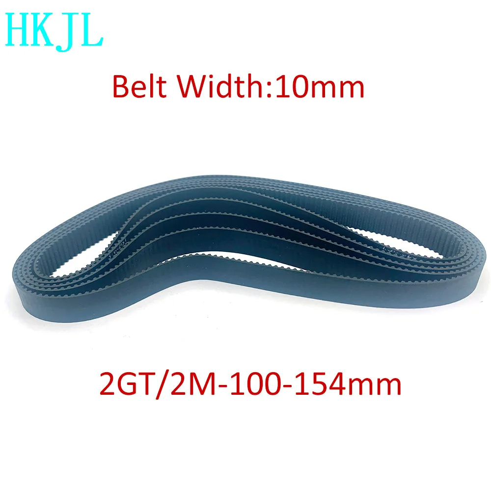 

2MGT 2M 2GT Synchronous Timing Belt Pitch Length 100 110 120 122 130 140 142 144 150 154 Width 10mm Rubber Closed