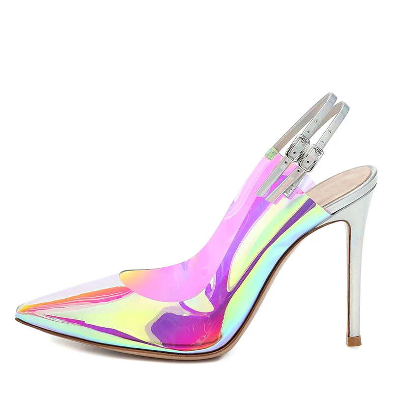 2022 Women Stiletto Party High Heels Elegant Slingbacks Transparent PVC Pumps Ladies Large Size Pointed Toe Evening Clear Shoes
2022 Women Stiletto Party High Heels Elegant Slingbacks Transparent PVC Pumps Ladies Large Size Pointed Toe Evening Clear Shoes