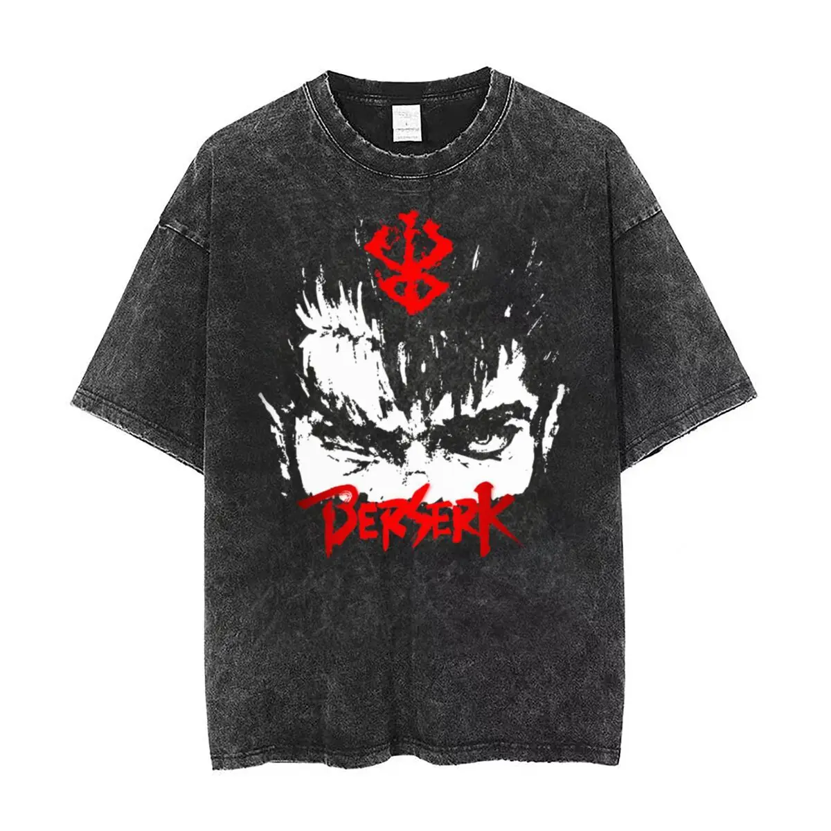 Berserk Guts Anime Washed T Shirt Streetwear Hip Hop Novelty T-Shirt Oversized Funny Cartoon Tees Men Women 100% Cotton Oversize
Berserk Guts Anime Washed T Shirt Streetwear Hip Hop Novelty T-Shirt Oversized Funny Cartoon Tees Men Women 100% Cotton Oversize