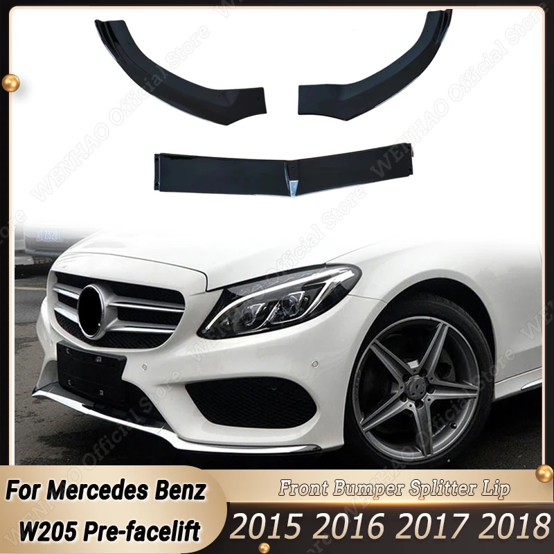 Car Front Bumper Lip Spoiler Splitter Diffuser ABS Accessories for Mercedes Benz C Class W205 2015-2018 Pre-facelift Gloss Black
Car Front Bumper Lip Spoiler Splitter Diffuser ABS Accessories for Mercedes Benz C Class W205 2015-2018 Pre-facelift Gloss Black