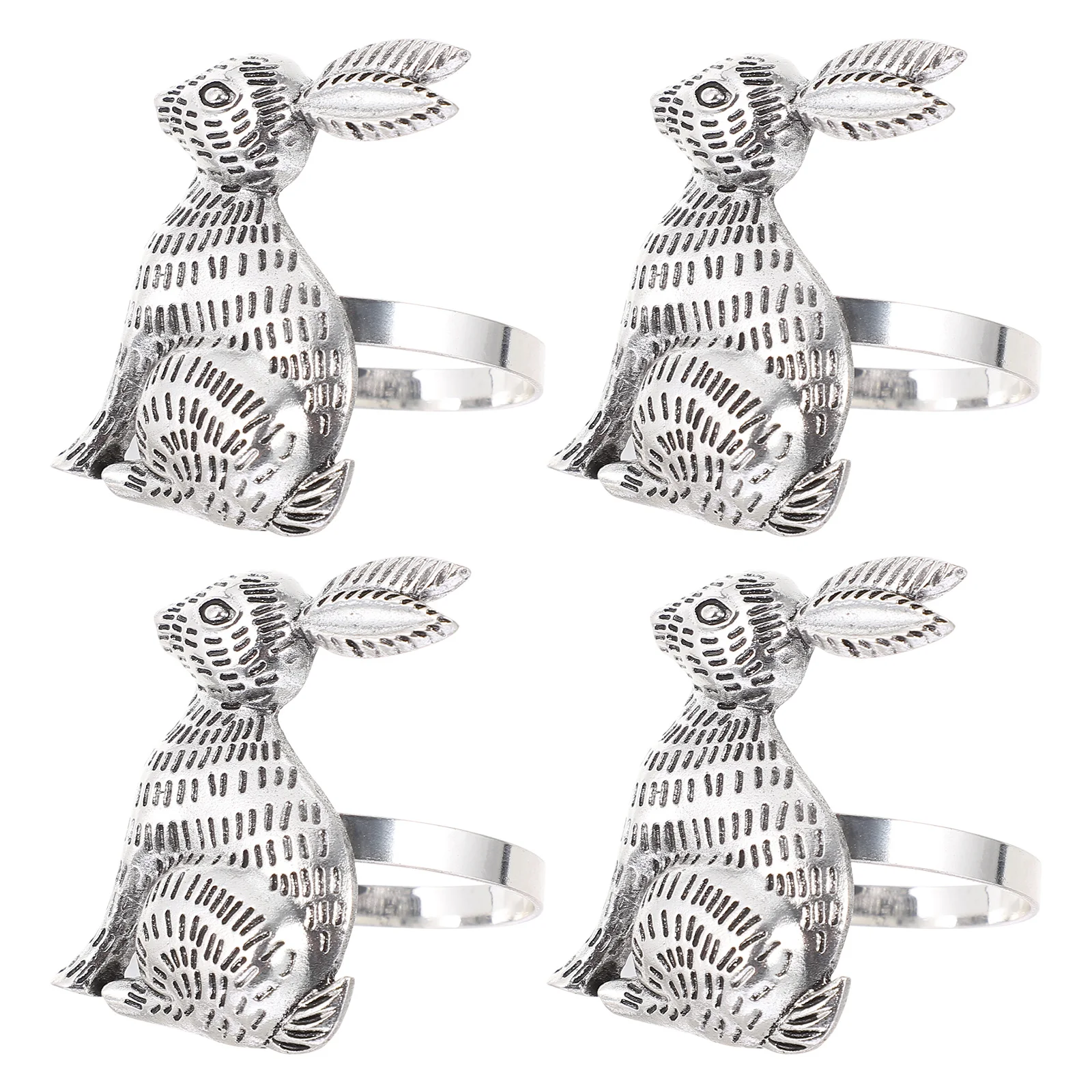 4Pcs Easter Bunny Napkin Rings Alloy Napkin Rings Lovely Napkin Ring Holders Easter Bunny Napkin Rings Tabletop Decoration
4Pcs Easter Bunny Napkin Rings Alloy Napkin Rings Lovely Napkin Ring Holders Easter Bunny Napkin Rings Tabletop Decoration