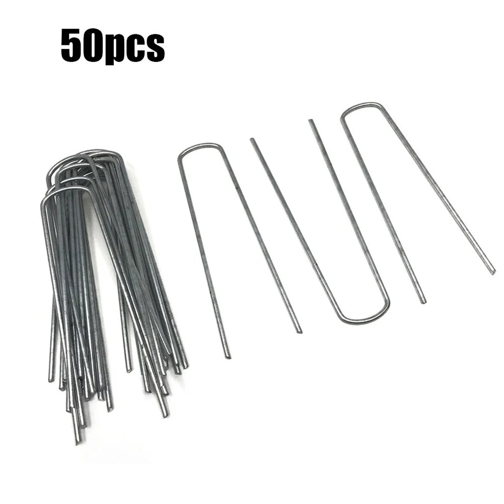 50pcs Anchor Pins Galvanised Metal Ground U Tent Pegs Gazebo Camping Tarpaulin Hooks Picnic Mat Fixing Hook
50pcs Anchor Pins Galvanised Metal Ground U Tent Pegs Gazebo Camping Tarpaulin Hooks Picnic Mat Fixing Hook