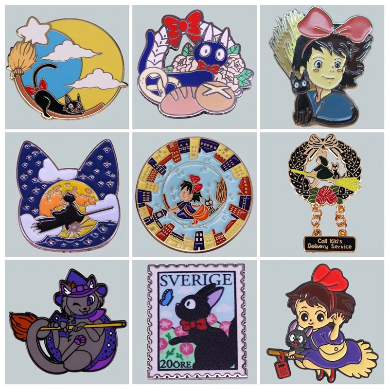 Kikis Delivery Service JIJI Cat Cartoon Anime Enamel Pin Brooch Lapel Pins Badge Denim Jacket Jewelry Accessories Fashion Gifts
Kikis Delivery Service JIJI Cat Cartoon Anime Enamel Pin Brooch Lapel Pins Badge Denim Jacket Jewelry Accessories Fashion Gifts