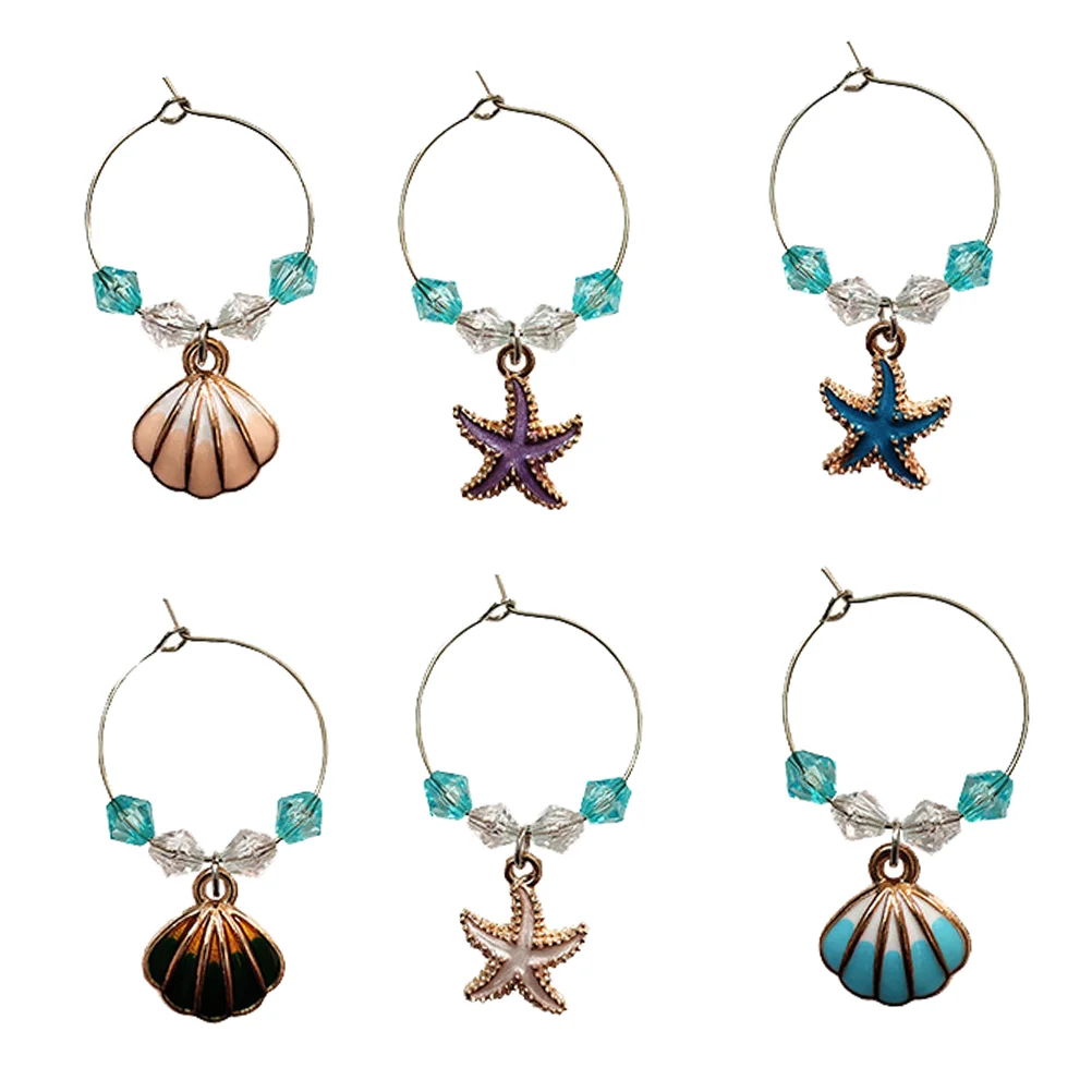 Winering Charms Markers Tags Drink Shell Cupmarker Ornament Label Rings Stem Decoration Identify Glasses Identifier Jewelry
Winering Charms Markers Tags Drink Shell Cupmarker Ornament Label Rings Stem Decoration Identify Glasses Identifier Jewelry