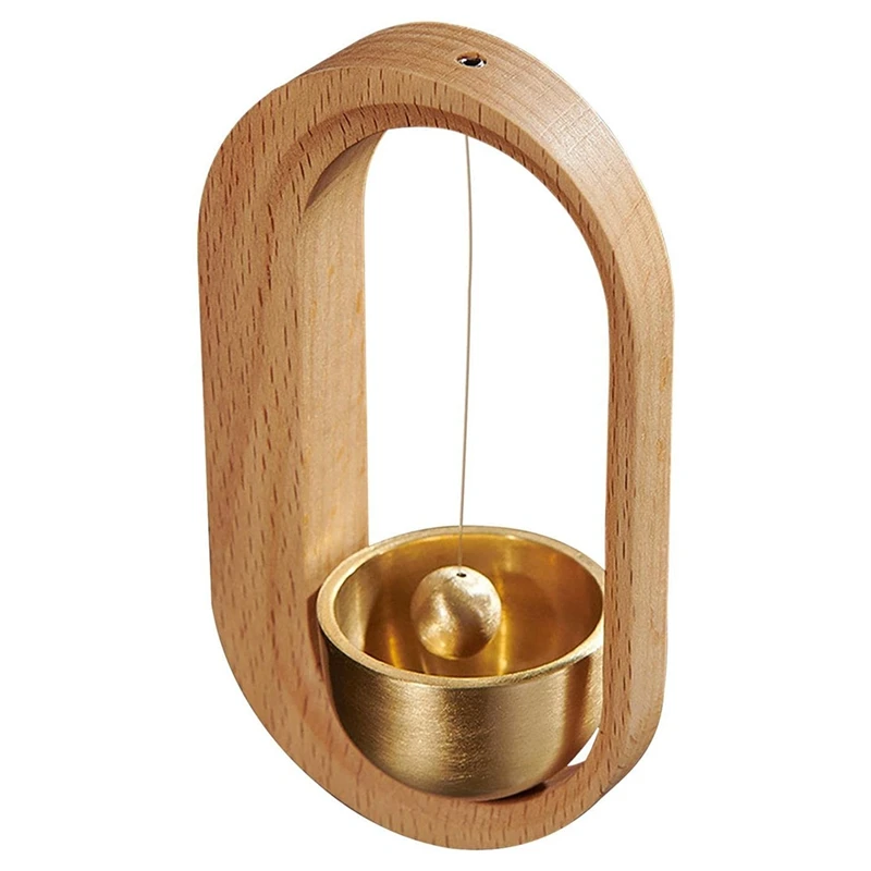 Decorative Wooden Doorbell, Natural Beech Wooden Brass Shopkeeper Bells For Good Luck, Entrance Alert Chime Bell
Decorative Wooden Doorbell, Natural Beech Wooden Brass Shopkeeper Bells For Good Luck, Entrance Alert Chime Bell