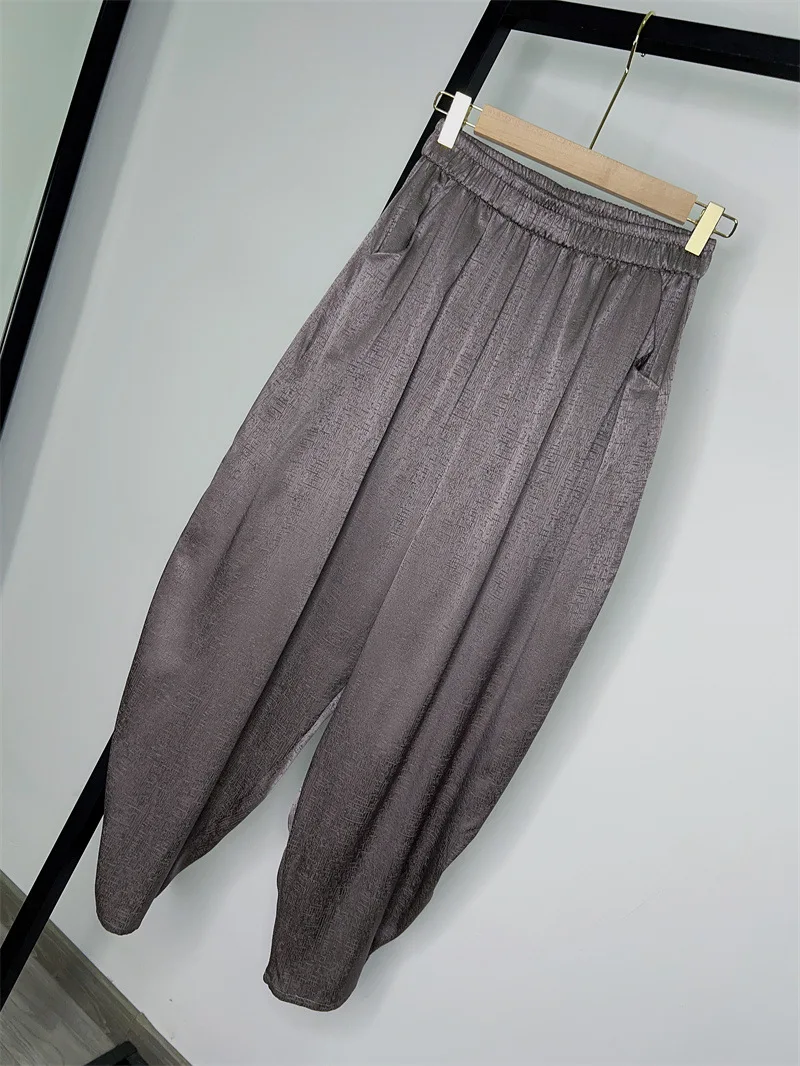 Birdsky, 1PC Women ninth pants trousers banana leg side pocket 22MM heavy 97% real mulberry silk 3% spandex Dark Grey, S-580
Birdsky, 1PC Women ninth pants trousers banana leg side pocket 22MM heavy 97% real mulberry silk 3% spandex Dark Grey, S-580