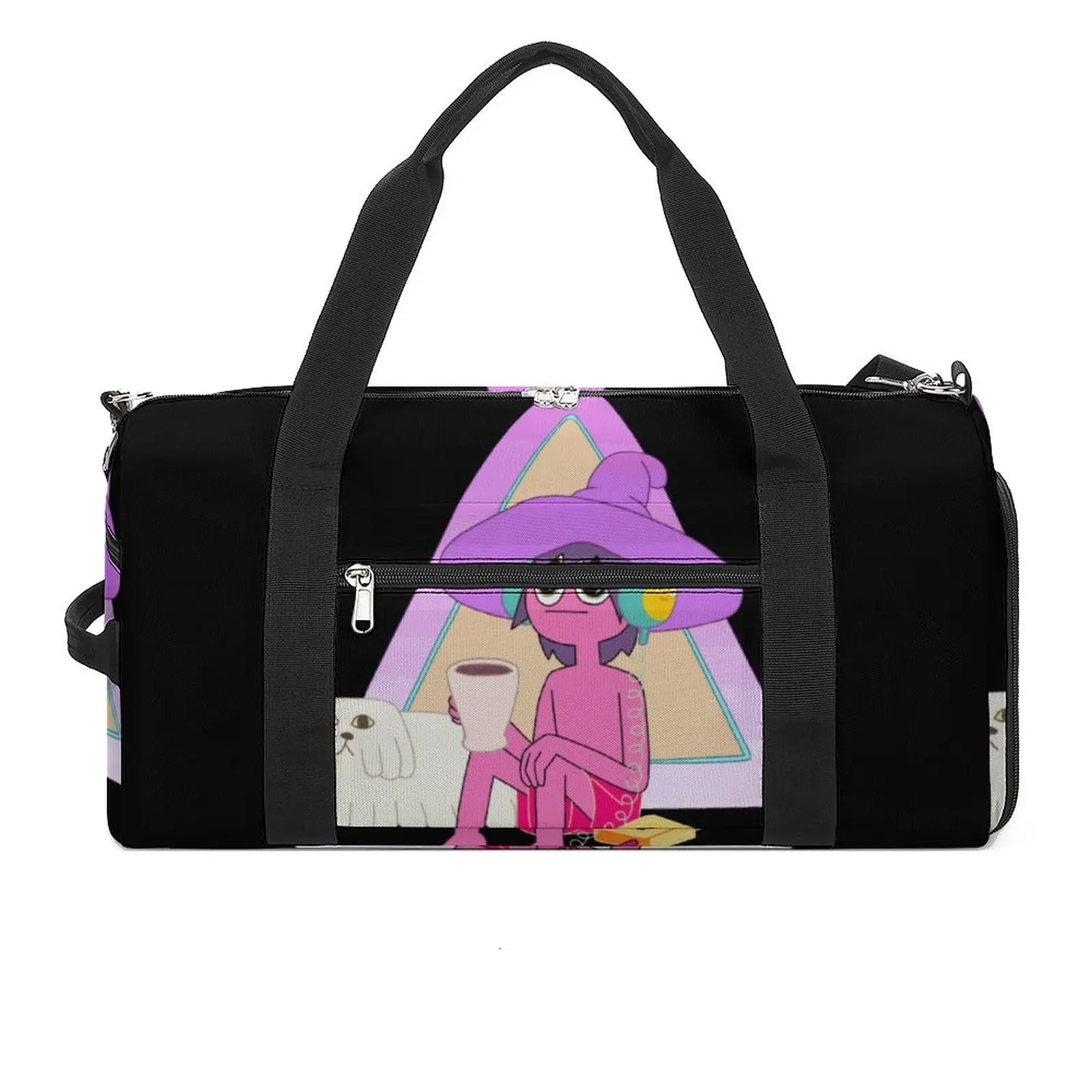Gym Bag Clancy The Midnight Gospel Sports Bag with Shoes Trussell Vibing Sapce Drugs Artsy Men Custom Handbag Travel Fitness Bag
Gym Bag Clancy The Midnight Gospel Sports Bag with Shoes Trussell Vibing Sapce Drugs Artsy Men Custom Handbag Travel Fitness Bag