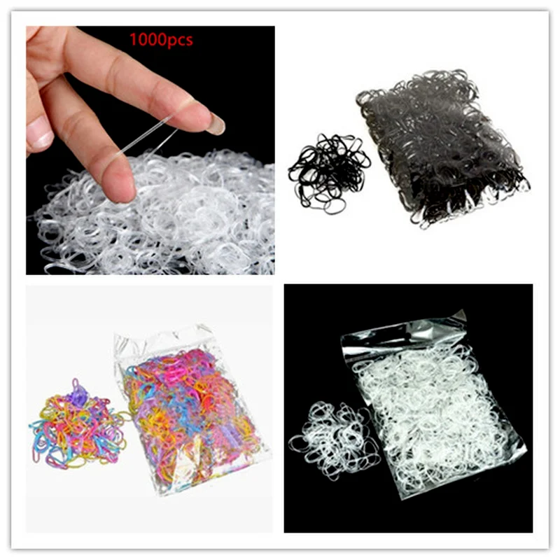 1000pcs/pack Rubber Hairband Rope Silicone Ponytail Holder Elastic Hair Holder Tie Gum Rings Hair Accessories Hair Styling Tools
1000pcs/pack Rubber Hairband Rope Silicone Ponytail Holder Elastic Hair Holder Tie Gum Rings Hair Accessories Hair Styling Tools
