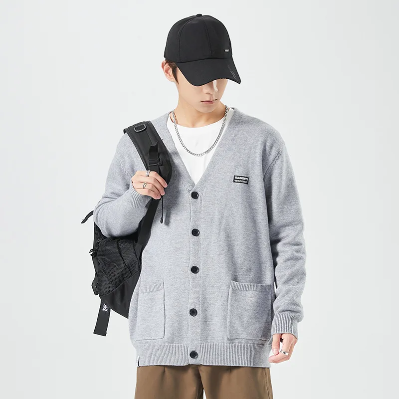 Winter Men's Cardigan New Large Size Sweater Cotton Solid Color Oversized Men's Clothing Trendy Knitted Jacket Korean Fashion
Winter Men's Cardigan New Large Size Sweater Cotton Solid Color Oversized Men's Clothing Trendy Knitted Jacket Korean Fashion