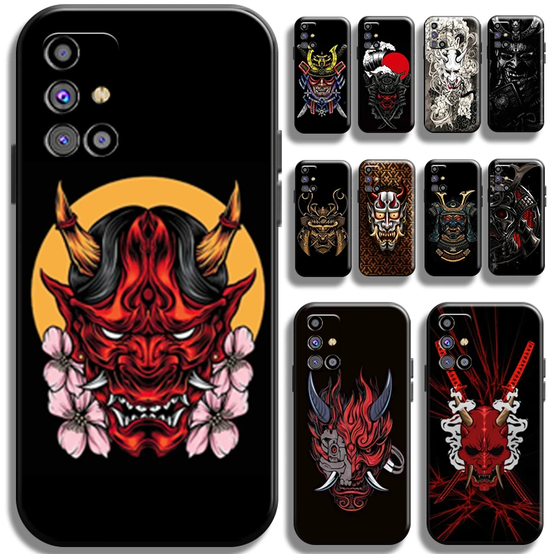 Japan Samurai Oni Mask For Samsung Galaxy M31 M31S Phone Case TPU Full Protection Back Black Shockproof Shell Soft Cases
Japan Samurai Oni Mask For Samsung Galaxy M31 M31S Phone Case TPU Full Protection Back Black Shockproof Shell Soft Cases