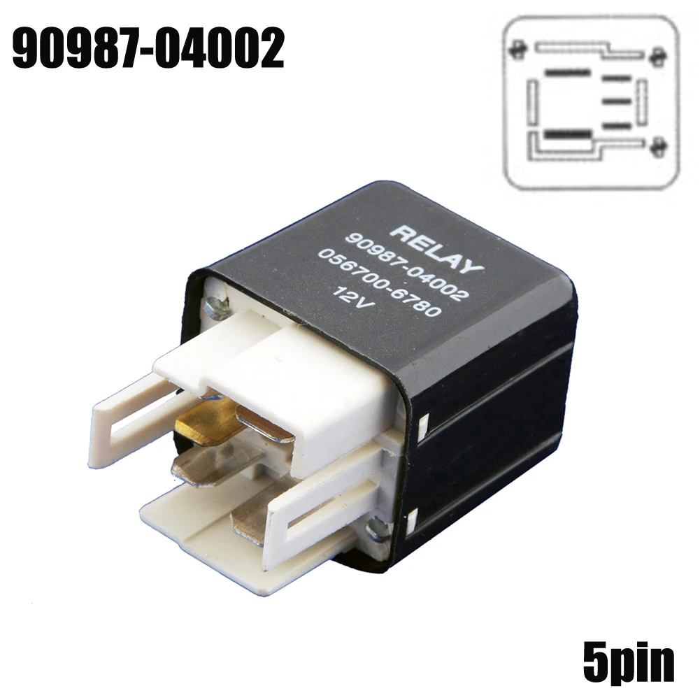 

5Pin 12V Main Blower Motor Relay 90987-04002 056700-6780 Fit Both LHD & RHD Cars For Toyota For Lexus For Avensis For ES GS IS