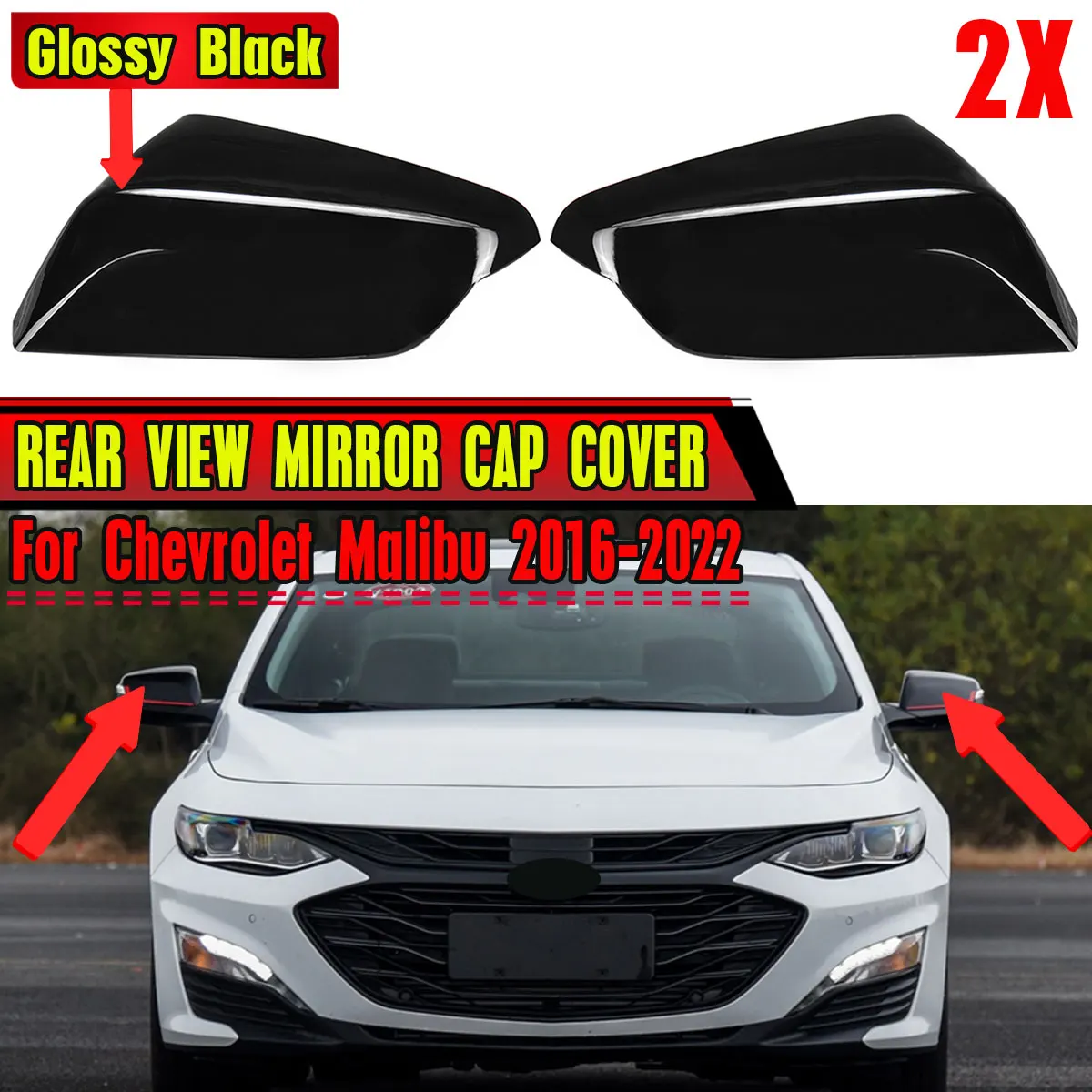 Replacement Passenger & Driver Side Mirror Cover Cap For Chevrolet Malibu 2016-2020 84026841 84026842 Car Accessories
Replacement Passenger & Driver Side Mirror Cover Cap For Chevrolet Malibu 2016-2020 84026841 84026842 Car Accessories