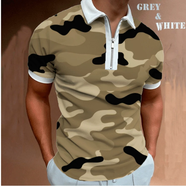 Camo Summer Polo Shirts Men's New 2021 Cotton Short Sleeves Breathable Anti-pilling Brand Polo Shirts Para hombre Large Size S-5
Camo Summer Polo Shirts Men's New 2021 Cotton Short Sleeves Breathable Anti-pilling Brand Polo Shirts Para hombre Large Size S-5