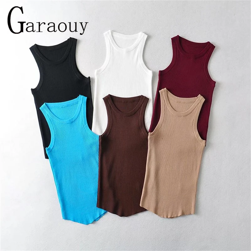 Garaouy2022 Summer Women's Rib Knit Vest Sexy Club Fashion Female Slim Fit Waistcoat Lady Basic Bottoming Shirt Streetwear Mujer
Garaouy2022 Summer Women's Rib Knit Vest Sexy Club Fashion Female Slim Fit Waistcoat Lady Basic Bottoming Shirt Streetwear Mujer