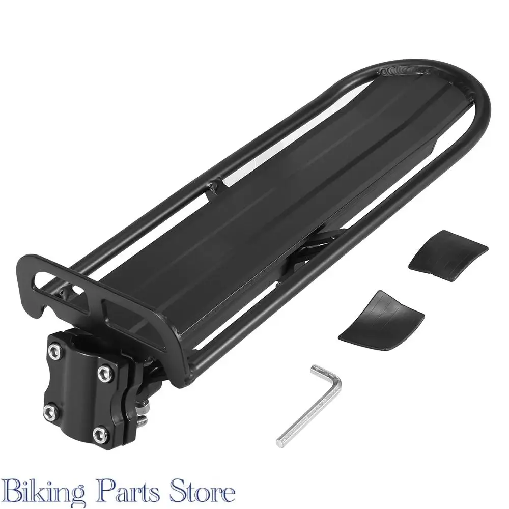 10KG Bicycle Luggage Carrier Bike Rack Aluminum Alloy Cargo Rear Rack Shelf Cycling Seatpost Bag Holder Stand MTB Install Tools
10KG Bicycle Luggage Carrier Bike Rack Aluminum Alloy Cargo Rear Rack Shelf Cycling Seatpost Bag Holder Stand MTB Install Tools